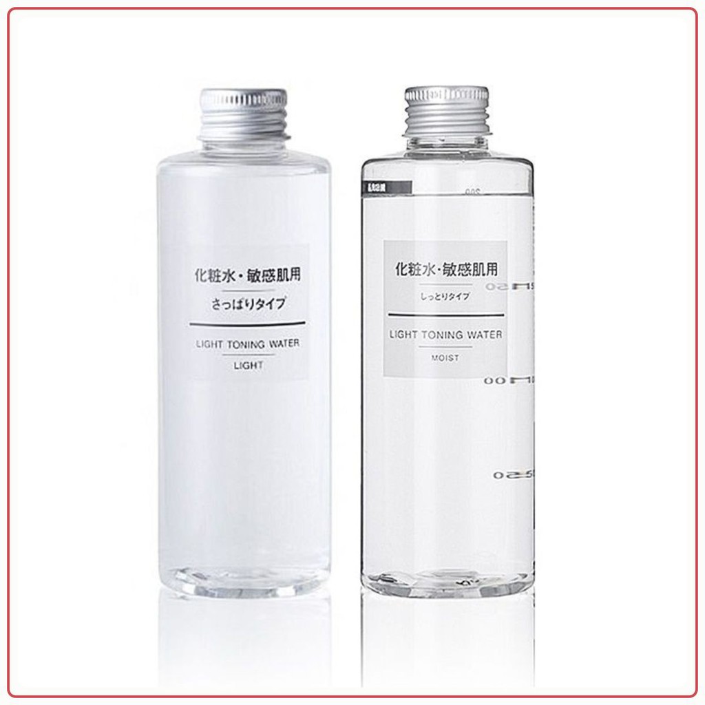 TONER /Nước hoa hồng dưỡng ẩm Muji Light Toning Water Moisture 200ml