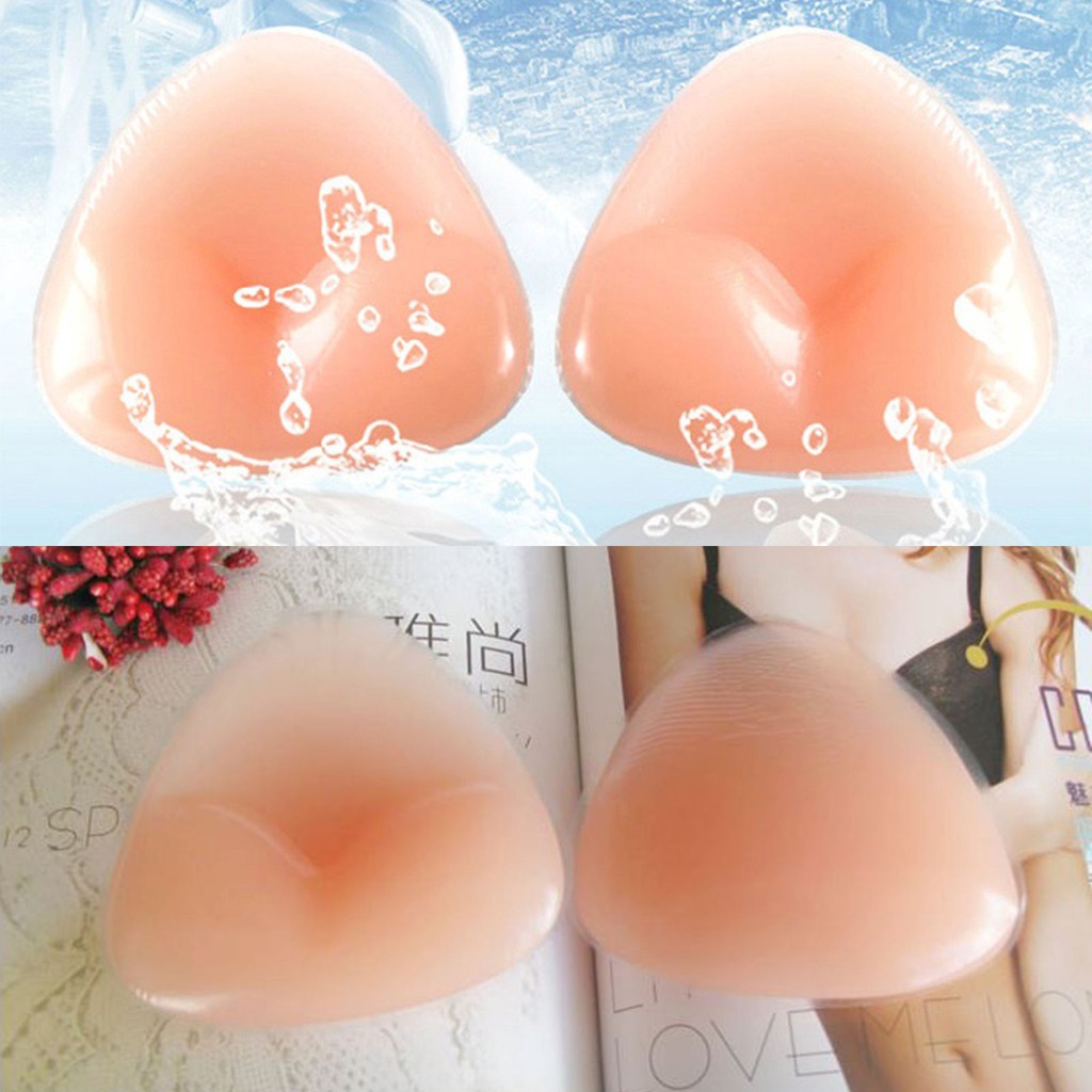 Set 2 Miếng độn ngực cho áo lót bằng silicone bền bỉ và tiện dụng