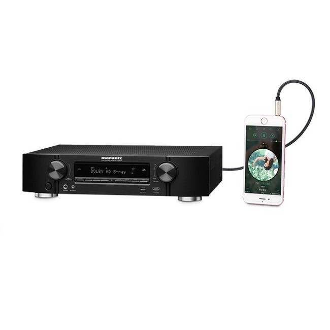 Dây AV 3.5mm ra 2 RCA Hoa sen mạ vàng, màu đen, dài 2M UGREEN135 - 20823