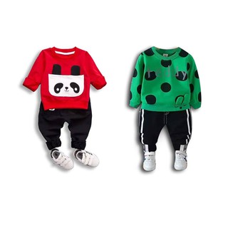 Combo 2 bộ dài tay ngộ nghĩnh cho bé trai/gái