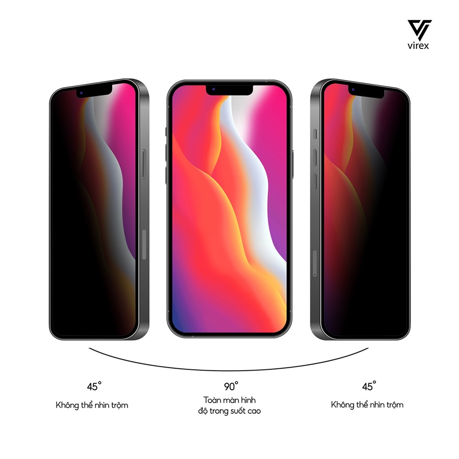 Kính cường lực iphone chống nhìn trộm 6,6plus,6s,6splus,7,7plus,8,8plus,x,xs,11,12,13,pro,max,promax,14,14,promaxỐp lưng