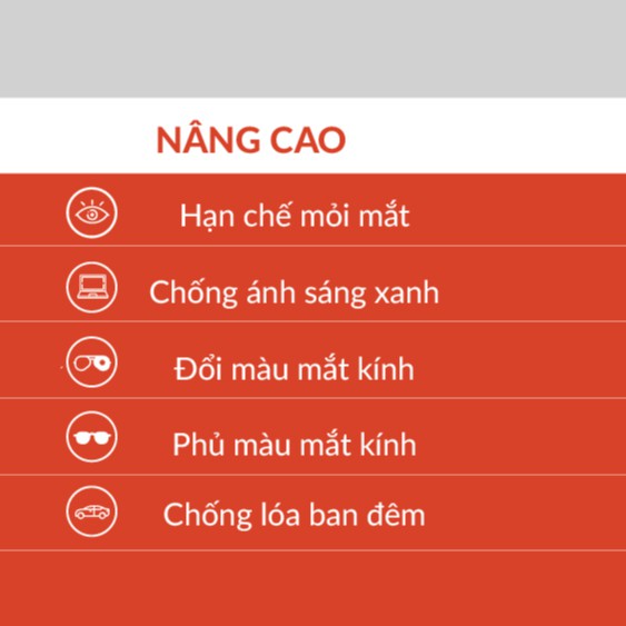 Tròng Kính Cận - Viễn - Loạn Cao Cấp Chống Tia UV, Phản Quang, Chống Xước, Chống Ánh Sáng Xanh Hàn Quốc | BigBuy360 - bigbuy360.vn