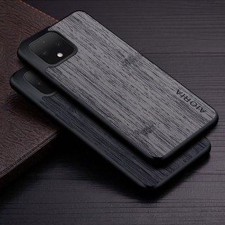 Ốp lưng cho Google Pixel 4 4 XL 5 họa tiết gỗ tre Vỏ điện thoại bằng da sang trọng coque cho Google Pixel 4 4 XL ốp lưng capa