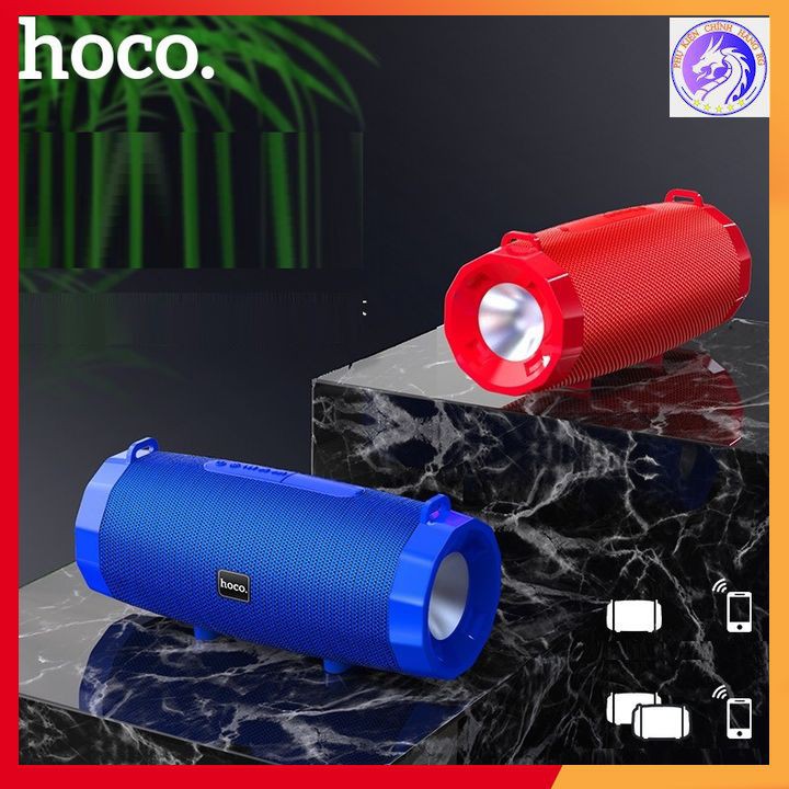 Loa Bluetooth Đa Năng Hoco HK9 BLT5.0, Có Đèn Pin, Công Suất 10W, Có Khe Cắm Thẻ MicroSD - Hàng Chính Hãng, BH 12 Tháng