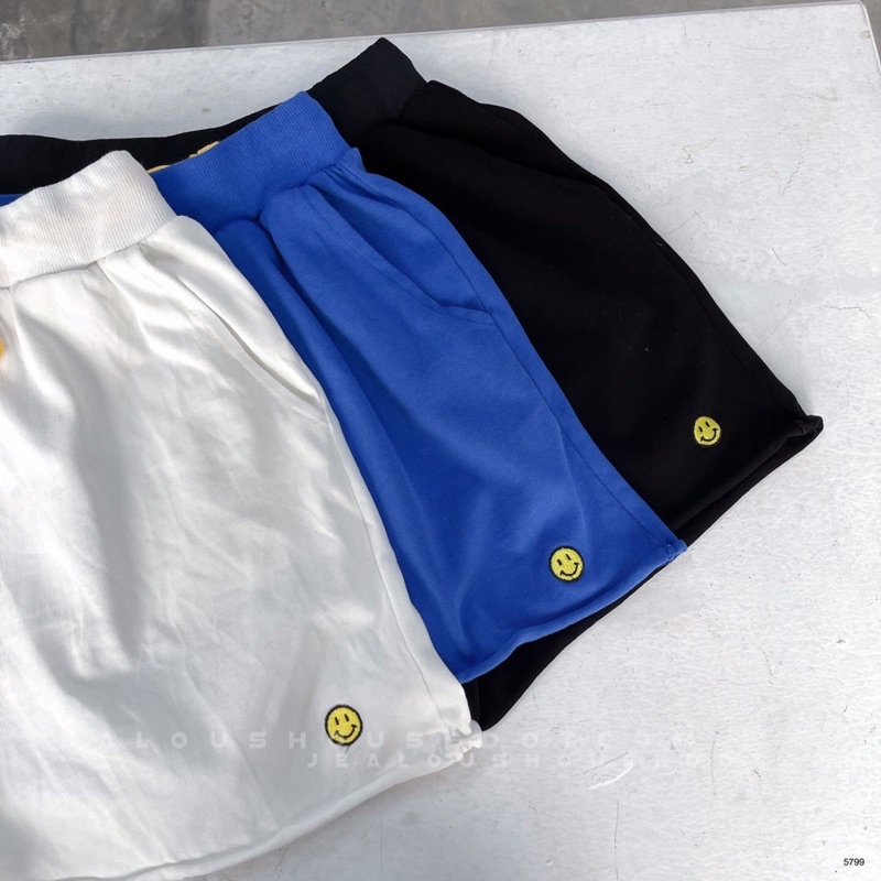 Quần short vải, quần short nỉ smile 5799