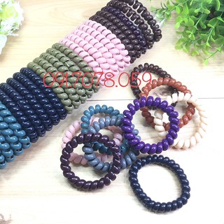10 Cột Tóc Lò Xo Size Lớn Hàng Đẹp