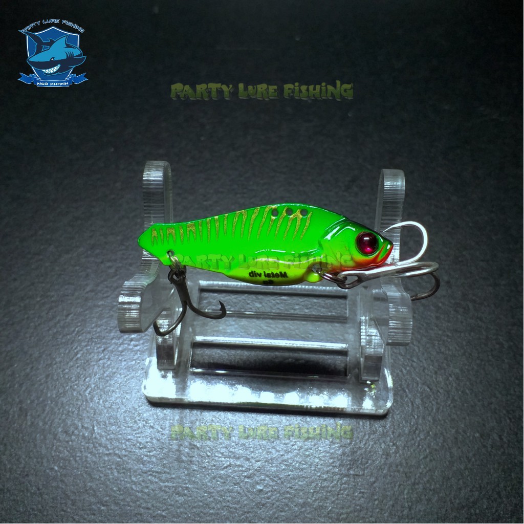 Mồi câu lure cá sắt Orichi 6g, mồi câu cá lóc, chẽm, bản Meta Vip sơn theo công nghệ Nhật