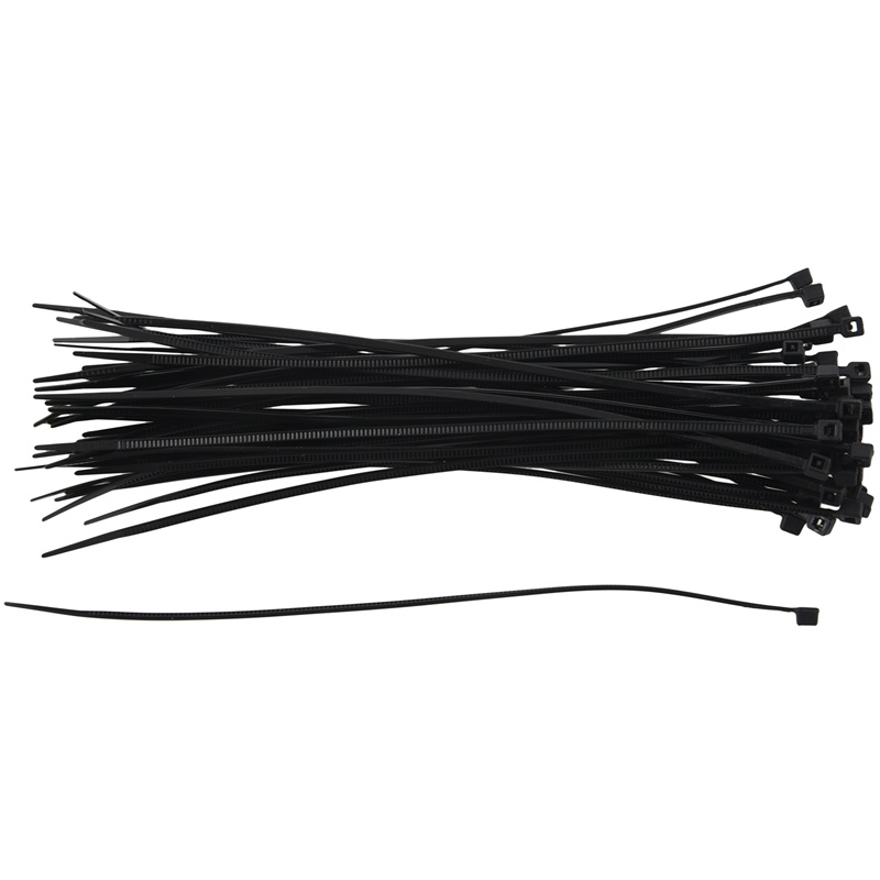 Set 50 Dây Rút Màu Đen Kích Thước 140 mm X 2.5 mm