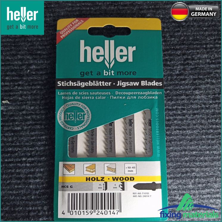 T101D- Lưỡi cưa lọng HELLER HCS G  24014 7 (Cắt gỗ, răng tiện, sx tại Đức)