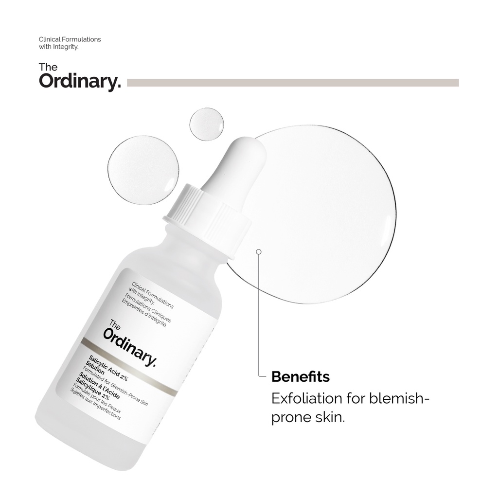 Serum tẩy tế bào chết The Ordinary Salicylic Acid 2% Solution - 30ml