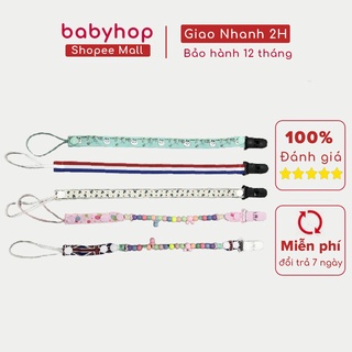 Dây kẹp ti giả, kẹp gặm nướu cho bé, kẹp khăn, thiết kế thông minh tránh bị rơi, thất lạc đồ