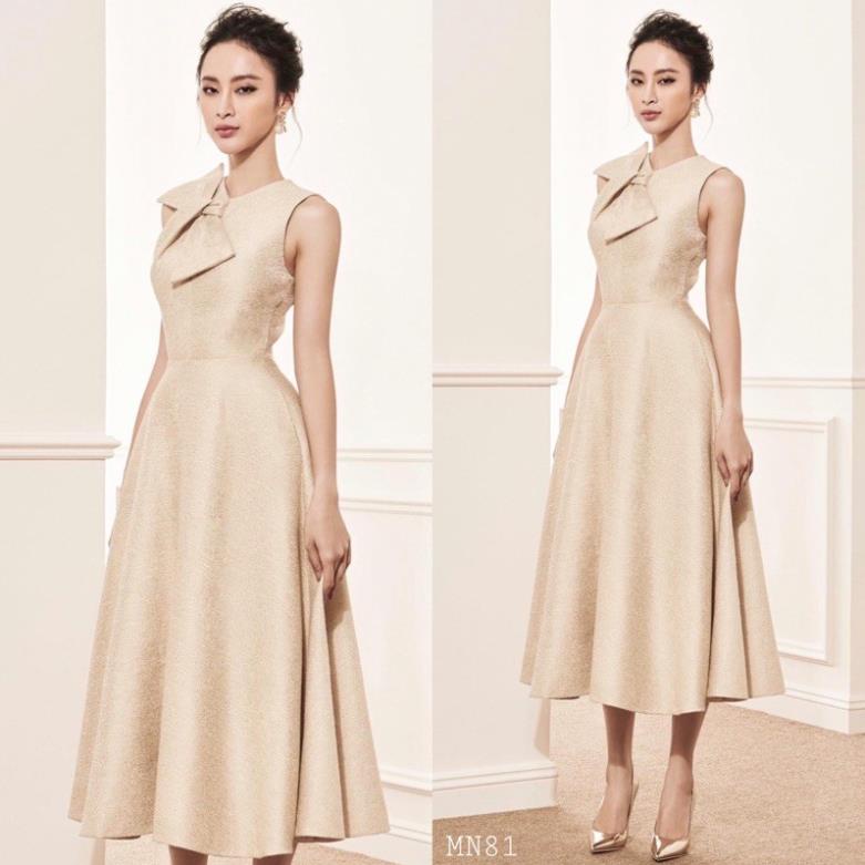 Đầm dự tiệc dáng xoè sang trọng ánh kim đi chơi dạo phố dự tiệc hẹn hò cao cấp - MN81 - Đầm Váy Mina LoC