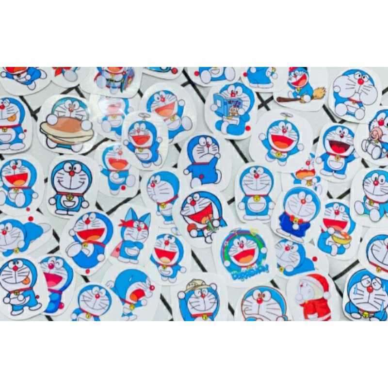 50 Tem Dán Sticker Hình Doraemon Doraemon