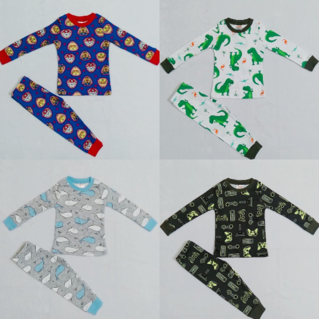 Sét 2 bộ borip dài tay cho bé trai