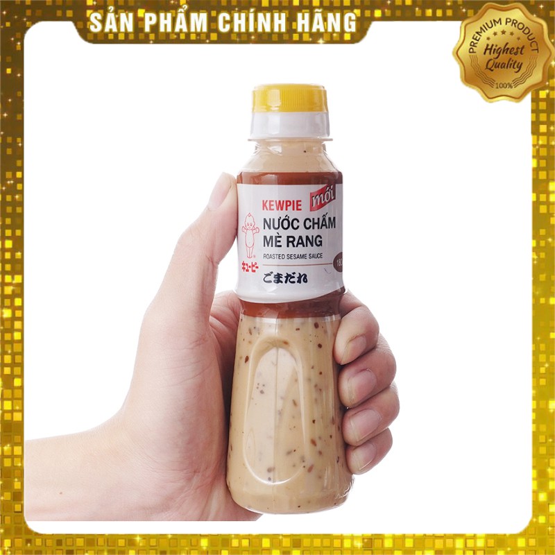 [HOT] Nước Chấm Rong Nho Mè Rang Kewpie Thơm Ngon - Dành Cho Người Giảm Cân KETO 180ml - Roasted Seasame Sauce