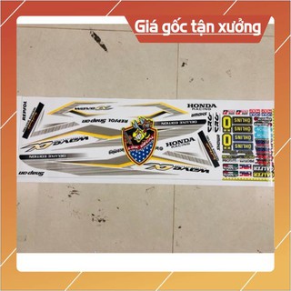 Ten rời xe wave 2016 dán xe trắng