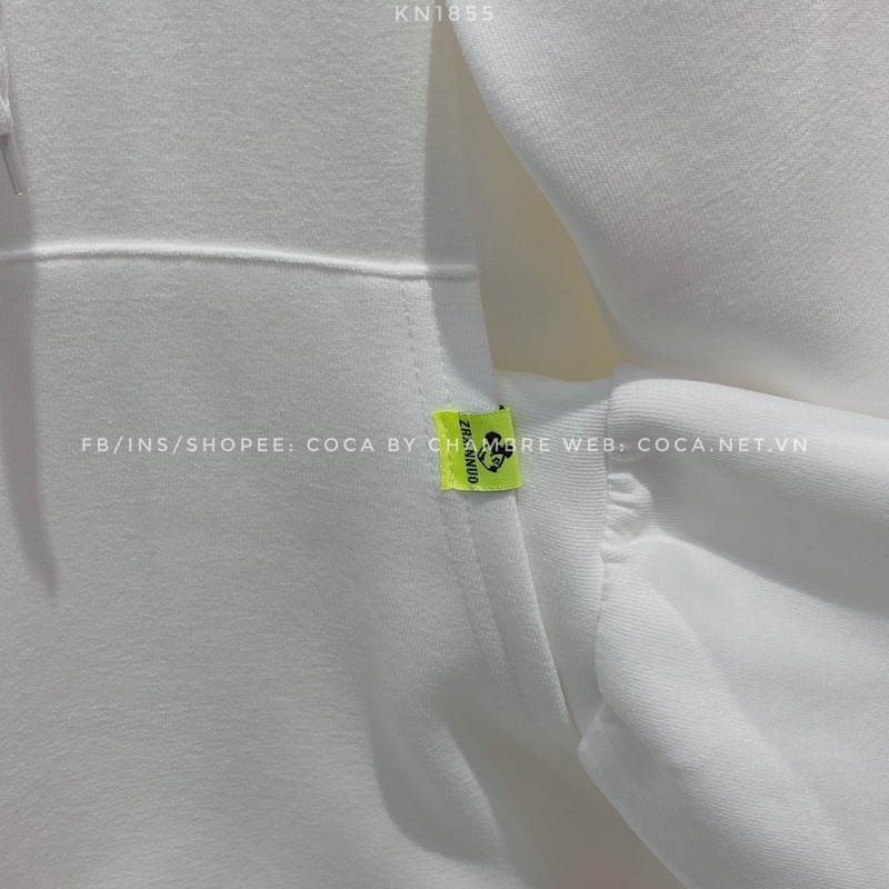 [KN1855]🤍 Áo khoác HOODIE ZIP nỉ xốp tag cao su MICKEY form rộng unisex (Có sẵn/ảnh thật) | BigBuy360 - bigbuy360.vn