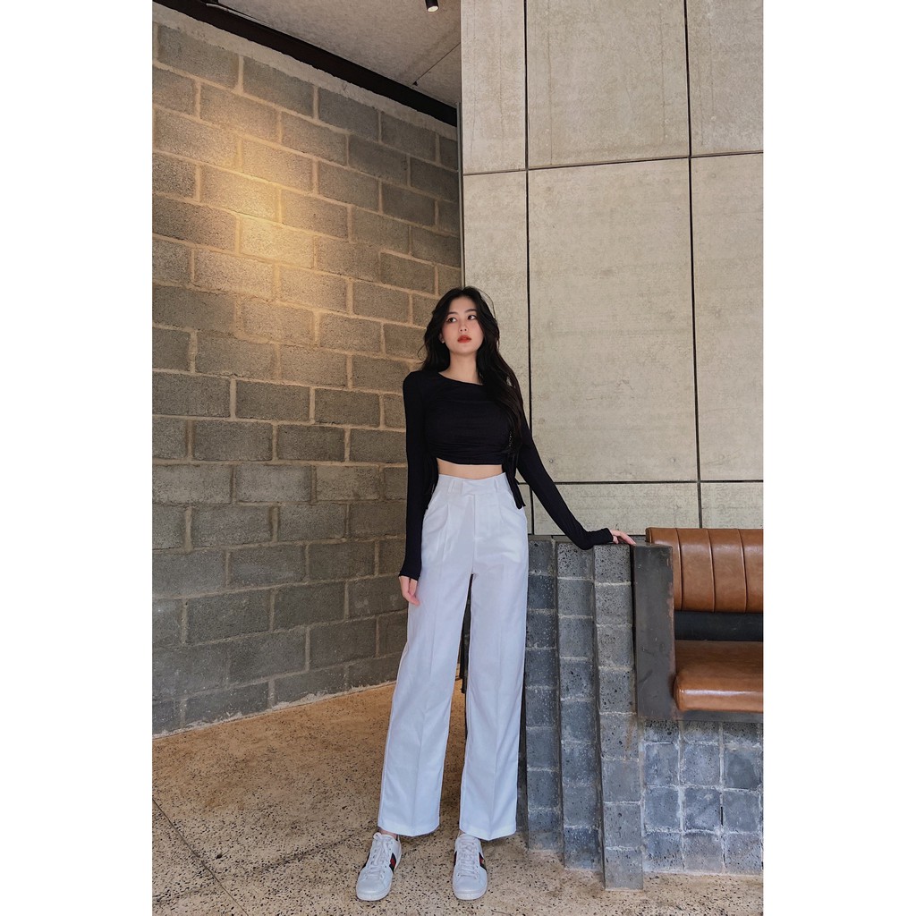 [Mã FAGREAT55 giảm tới 50K đơn 250K] Quần suông kaki