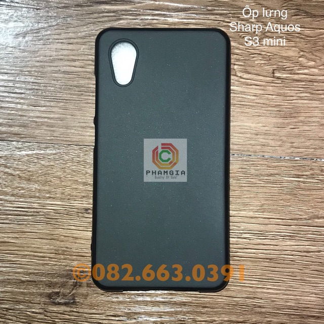 Ốp lưng Sharp Aquos S3 mini ốp dẻo đen (có video)