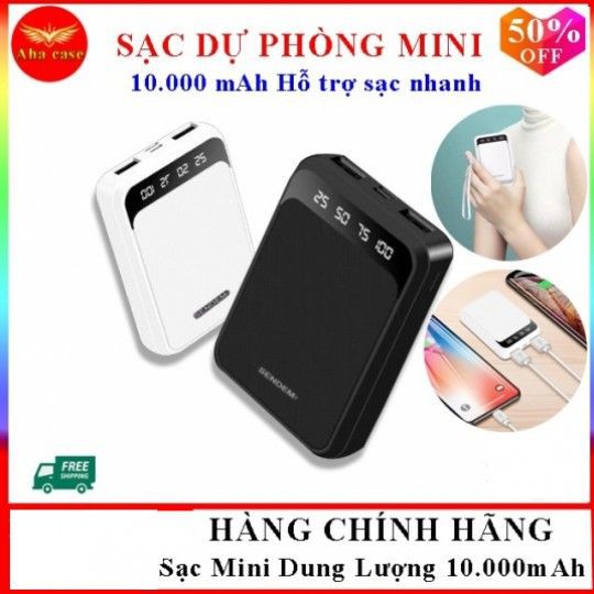 [XK][FREESHIP] PIN SẠC DỰ PHÒNG SENDEM X2 - P100 10.000mAh [HCM]