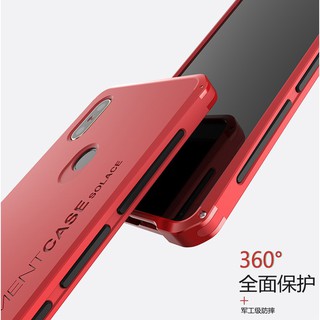 Textured Anti-fall Metal Frame PC Back Plate For Xiaomi Mi Mix2s Elements Case