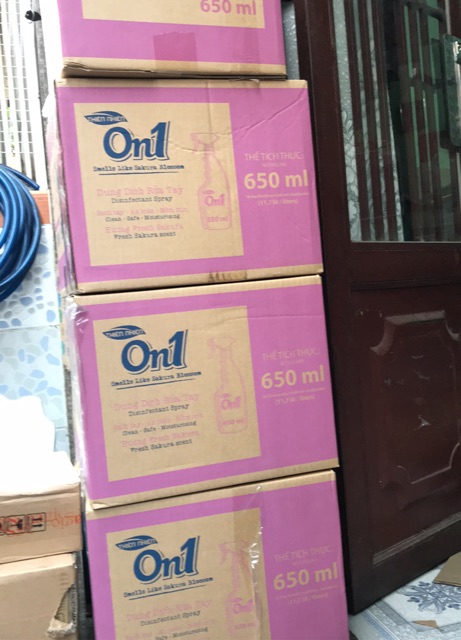 [HCM- NOW Q10] Rửa tay khô On1 650ml sạch khuẩn, vô trùng, vệ sinh bề mặt