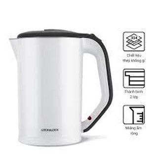 Bình Đun Siêu Tốc 2 Lớp Lock&Lock EJK738BLK (1.7L)