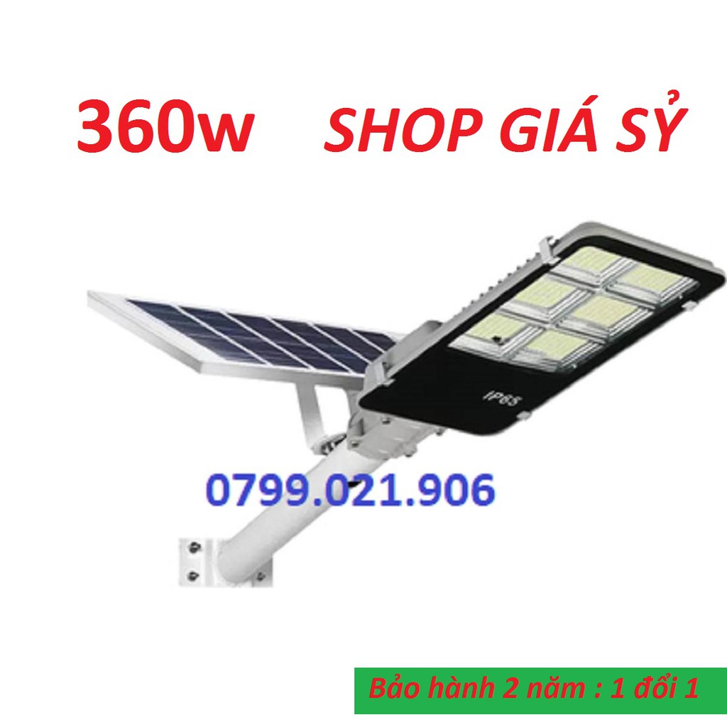 Đèn Năng Lượng Mặt Trời Sân Vườn,Đèn Đường Bàn Chải 200W,300W,400W,500W Có Điều Khiển Từ Xa, Chống Nước IP68