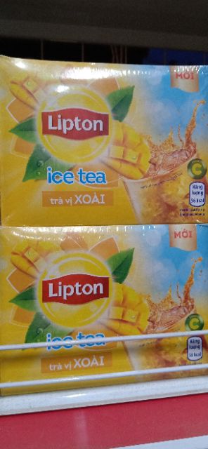 Trà chanh , đào , xoài Lipton Ice tea. 224g ( 16 gói x 14 g)