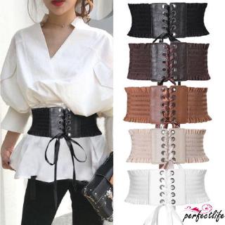 ★HZLWomen Ladies Soft Wrap Around Tie Corset Cinch Waist Wide Dress Belt