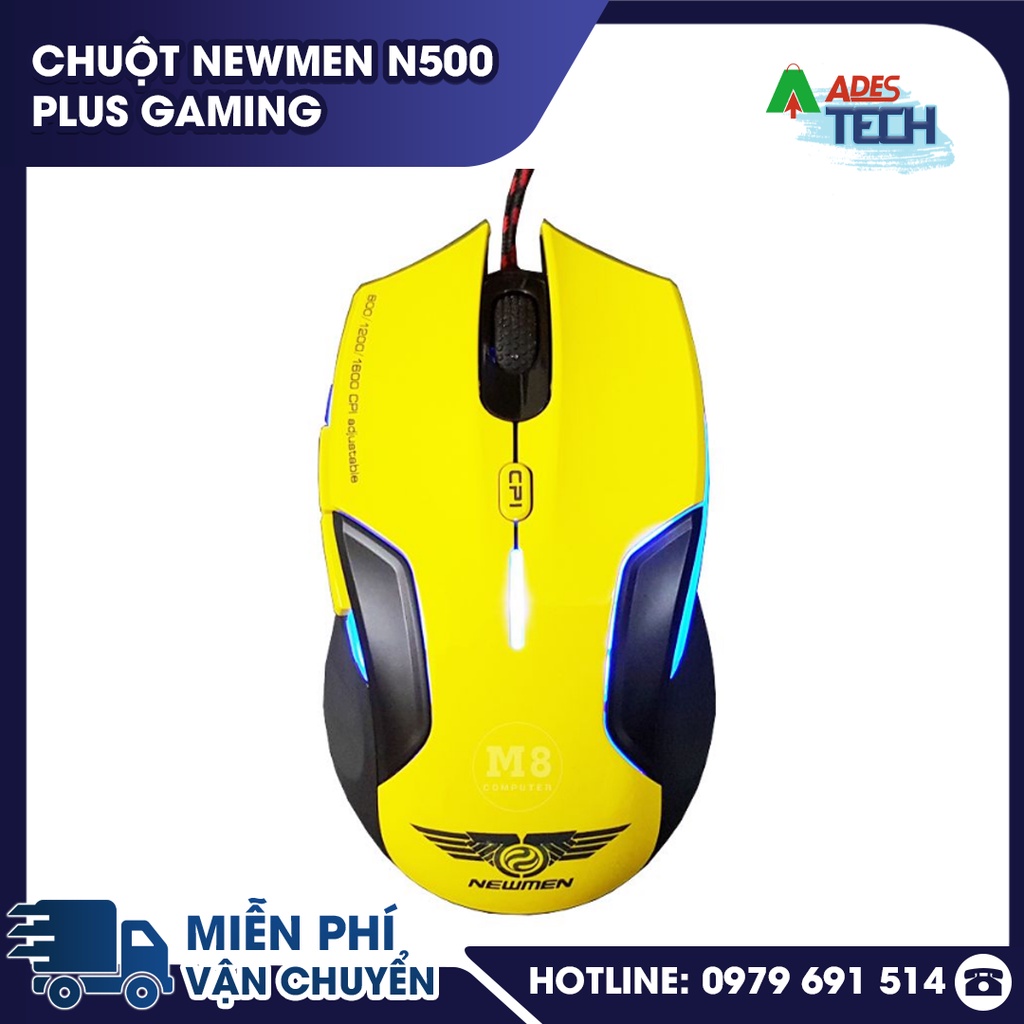 Chuột Gaming Có Dây Newmen N500 Plus | Thợ Săn | Hàng Chính Hãng | Bảo Hành 24 Tháng