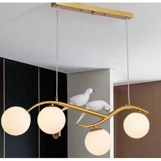 Đèn thả trần,đèn trang trí,đèn thả bàn ăn,đèn chim- Đèn chùm chim đôi, đèn chùm phòng khách, phòng ăn