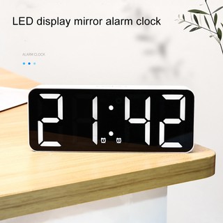[Yoyoyo01] Đồng Hồ Báo Thức Điện Tử Màn Hình LED Hiển Thị Nhiệt Độ 12 / 24H