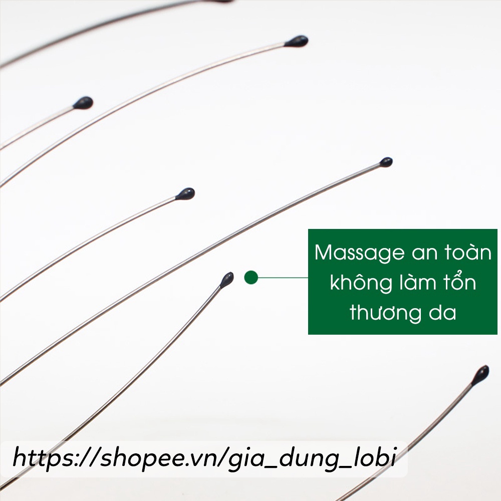 Massage đầu cây mát xa đầu thư giãn giảm căng thẳng xả stress