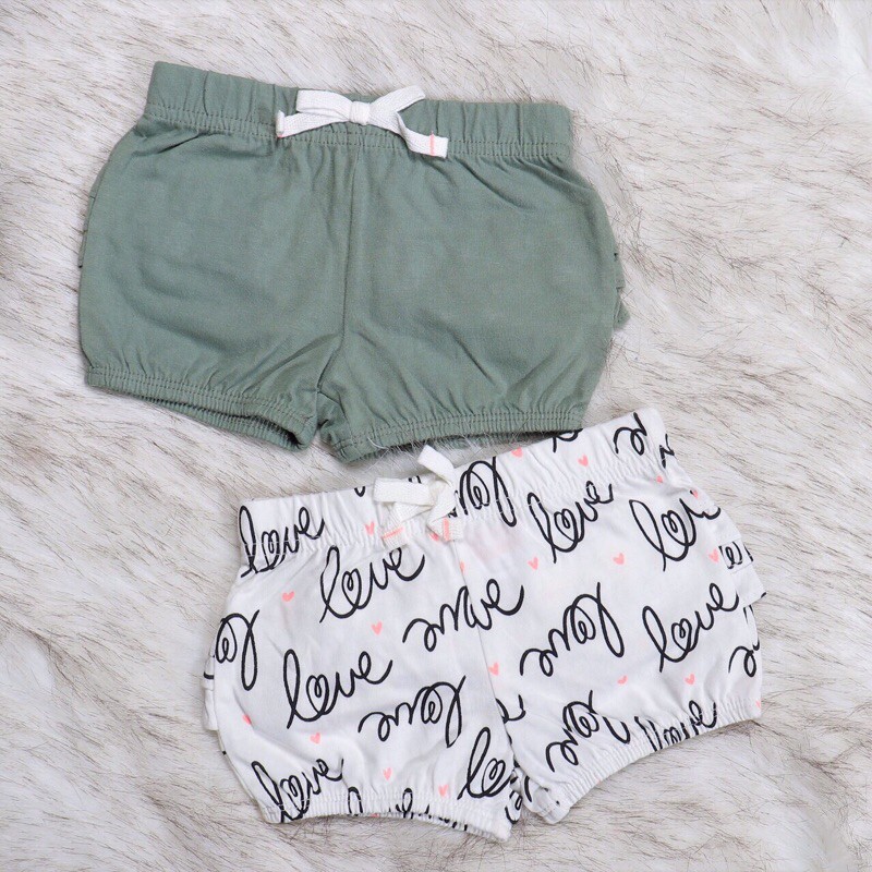 Quần short phồng xuất dư cho bé gái 3-24m