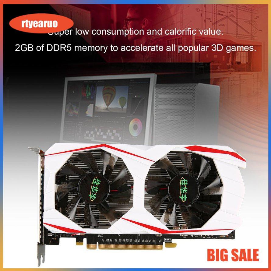 Card Đồ Họa 2gb Ddr5 128bit Pci-Express Vga / Dvi / Hdmi Cho Gtx 750ti