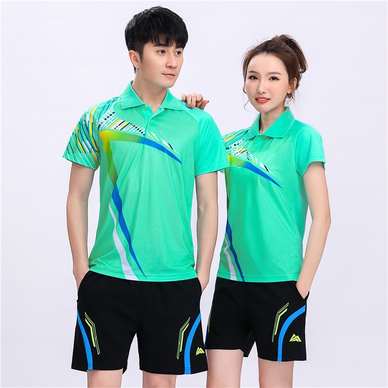 Áo Thun Đồng Phục Bóng Bàn Cầu Lông Mùa Hè Cho Nam Nữ