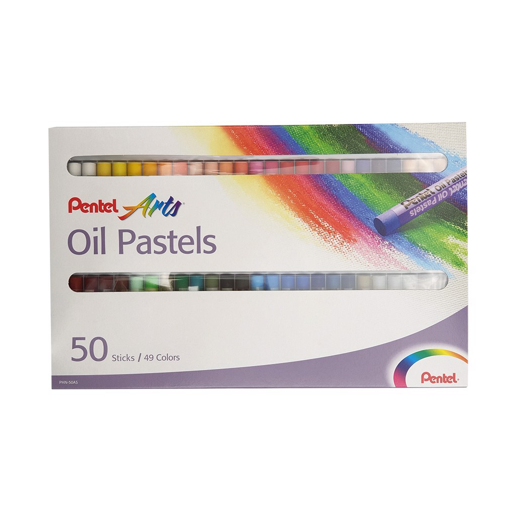 Màu sáp dầu Pentel Oil Pastels PHN12/16/25/36/50 văn phòng phẩm Ngọc Linh