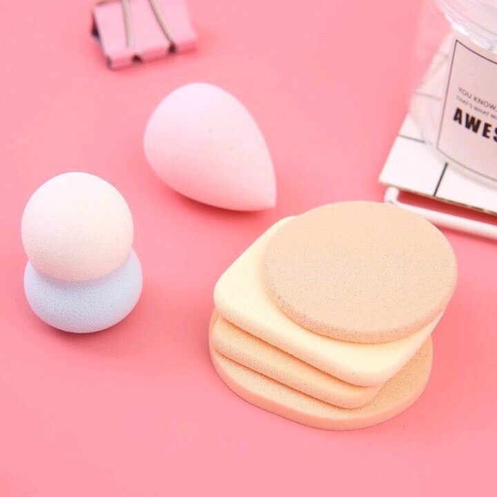 [Mút trang điểm] Bộ Set 6 Bông Mút Trang Điểm cao su tự nhiên Keli Sponge Makeup | BigBuy360 - bigbuy360.vn