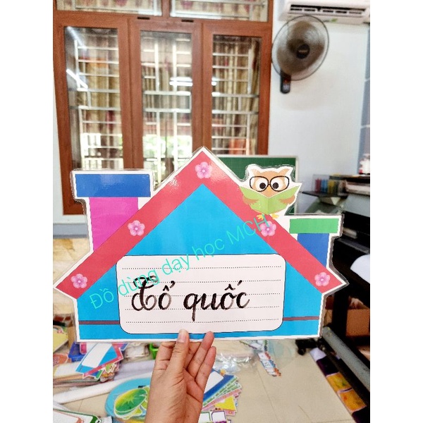 💥 BỘ GHÉP MÁI NHÀ KHỔ A3 💥 In + Ép + Nam Châm lá