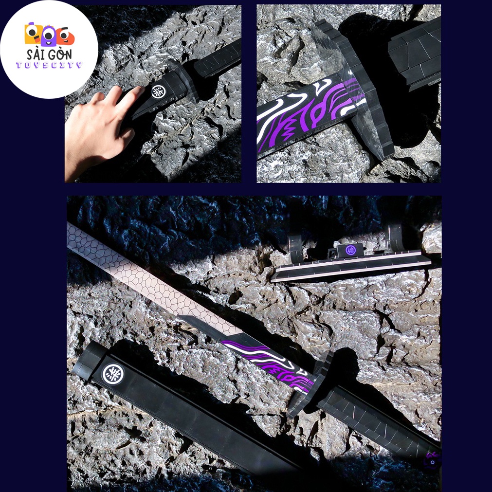 Đồ Chơi Lắp Ráp Xếp Hình Mô Hình Thanh Kiếm Magiced Blade Knife Của Killer Seven DK1505 Với 853 PCS