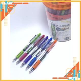 Bút bi xanh, bút viết mực xanh/đỏ/đen quantum ngòi 0.5mm hitz free ship