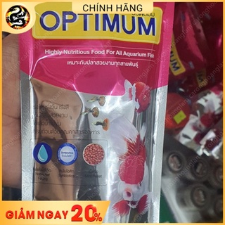 Cám cá thức ăn cho cá optimum tropical fish 20g - 100gr thức ăn cho cá cảnh
