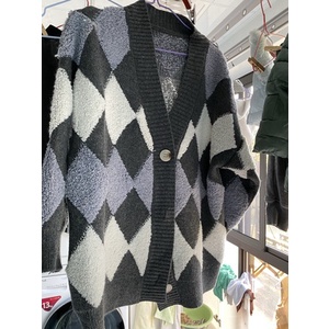 Áo khoác cardigan len Áo len họa tiết cá tính Firstdateclothing thu đông