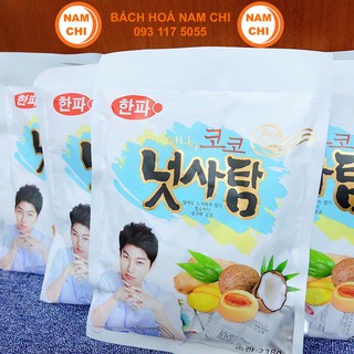 Kẹo Sữa Dừa Bọc Hạnh Nhân Thơm Mùi Gừng Hàn Quốc Siêu Ngon Ngọt Hấp Dẫn (Túi 238g)