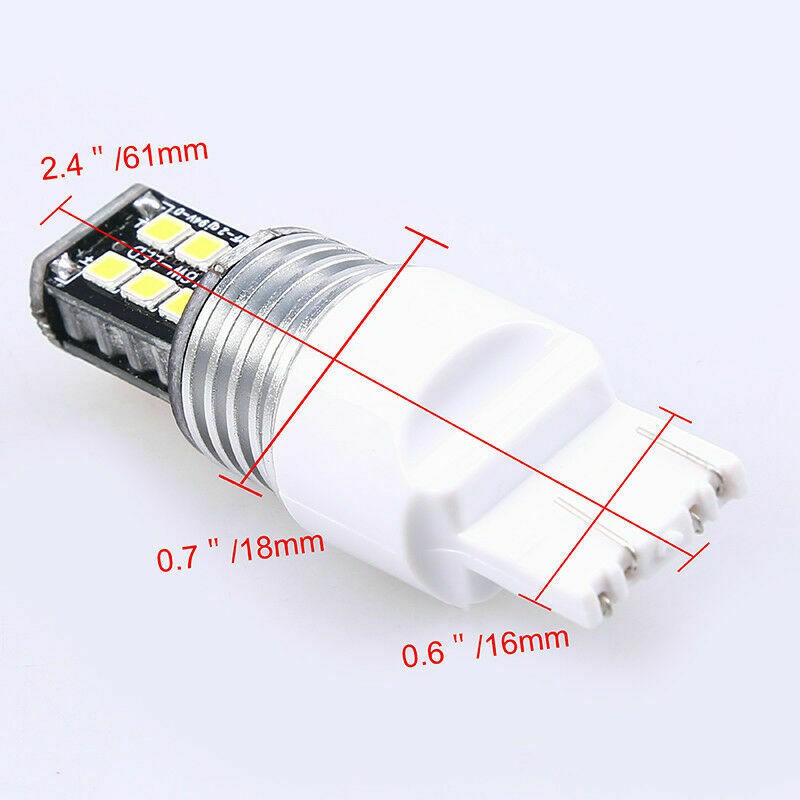 Bộ Đèn Led Chân T20 7443 - 15 SMD 2835 Đèn 12V-24V Đèn Xi Nhan, Đèn Demi, Đèn Lùi Ô tô Xe Máy