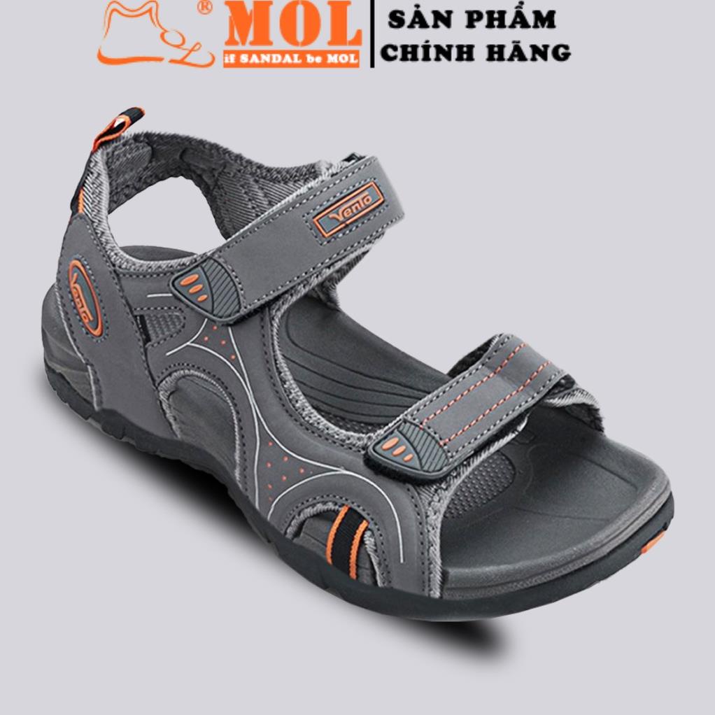 VIP Giày sandal Vento nam 2 quai ngang có quai hậu cố định mang đi học đi biển du lịch NV3610G