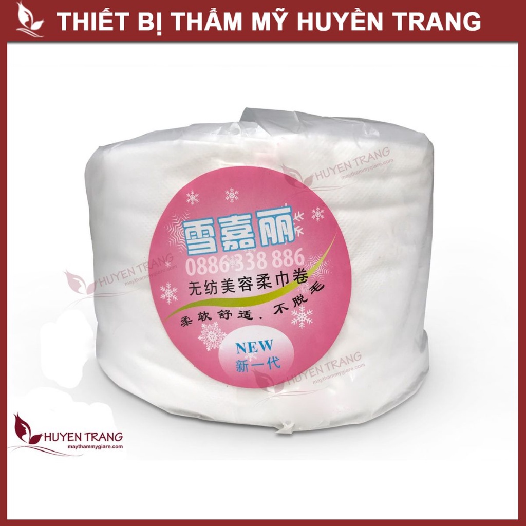 Cuộn Giấy Rửa Mặt Tẩy Trang Chuyên Dùng Trong Spa Thẩm Mỹ Viện Huyền Trang NANOCEE