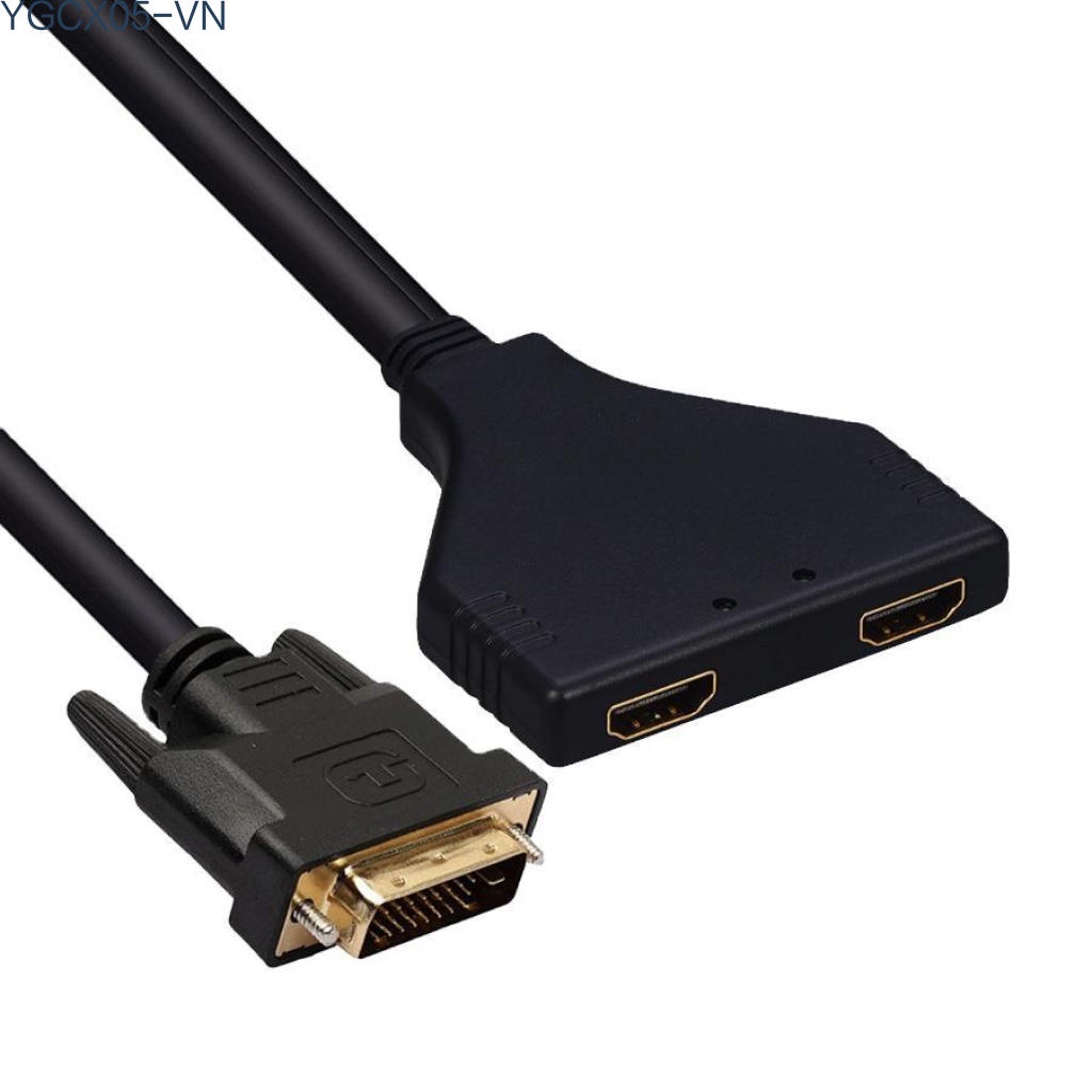 Cáp Chuyển Đổi Hd 1080p Sang Hdmi Dvi Sang 2 Hdmi Cho Hdtv Box Lcd | BigBuy360 - bigbuy360.vn