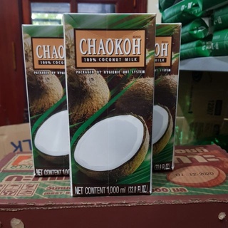 [1 Lít] Nước cốt dừa CHAOKOH nguyên chất